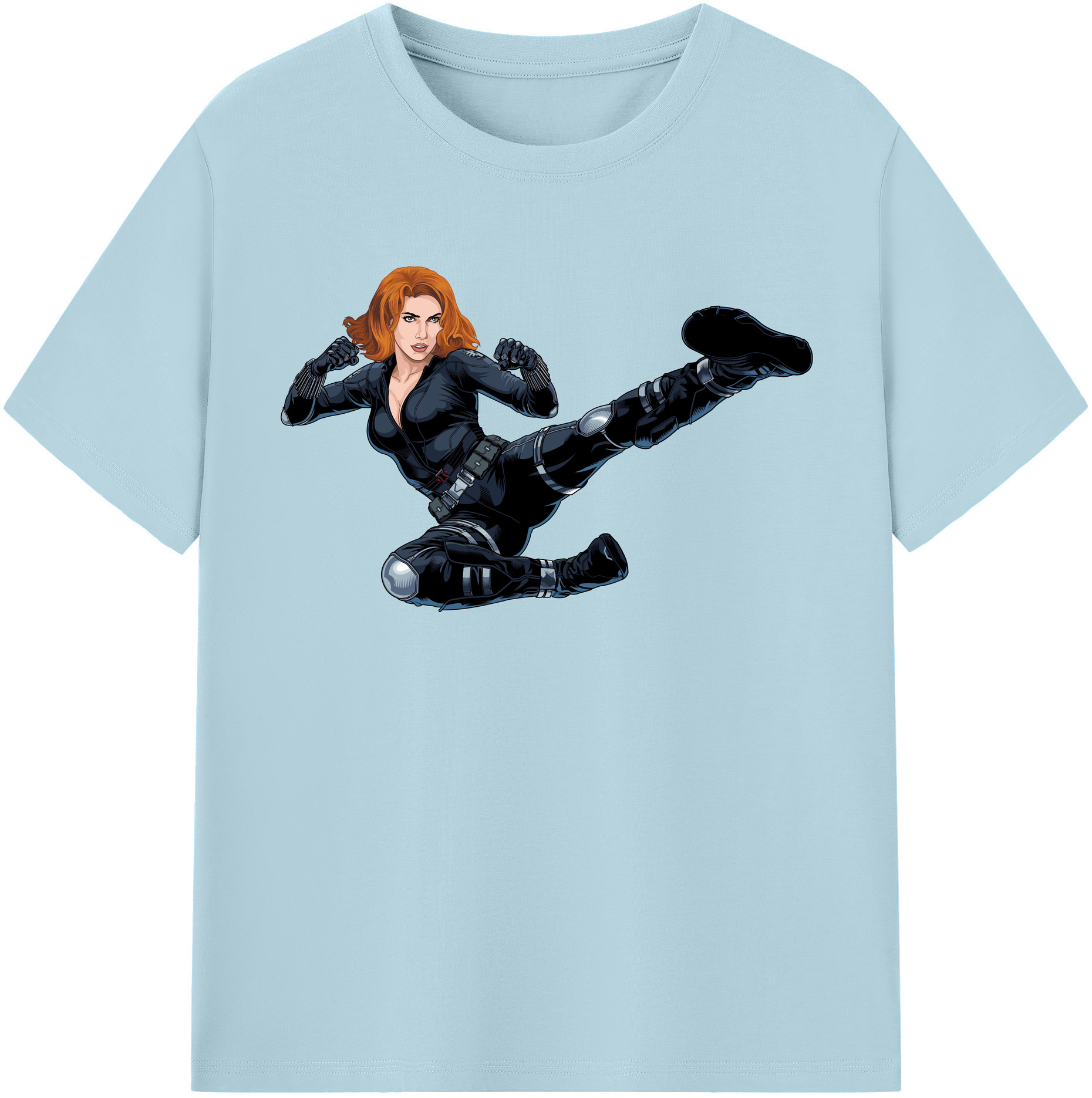 （画像用） アベンジャーズ The Avengers 綿100％半袖Tシャツ（フロントプリント）
